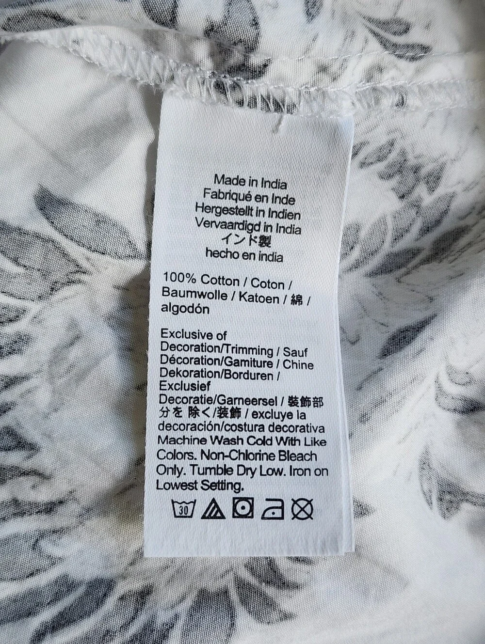 Madewell Peony Smocked Cotton Midi Sundress Graphic Sunflowers White Size Large